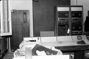 The-newsroom-takes-shape-(recording booth at left)